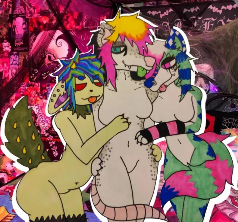 Furry Lesbian Polycule