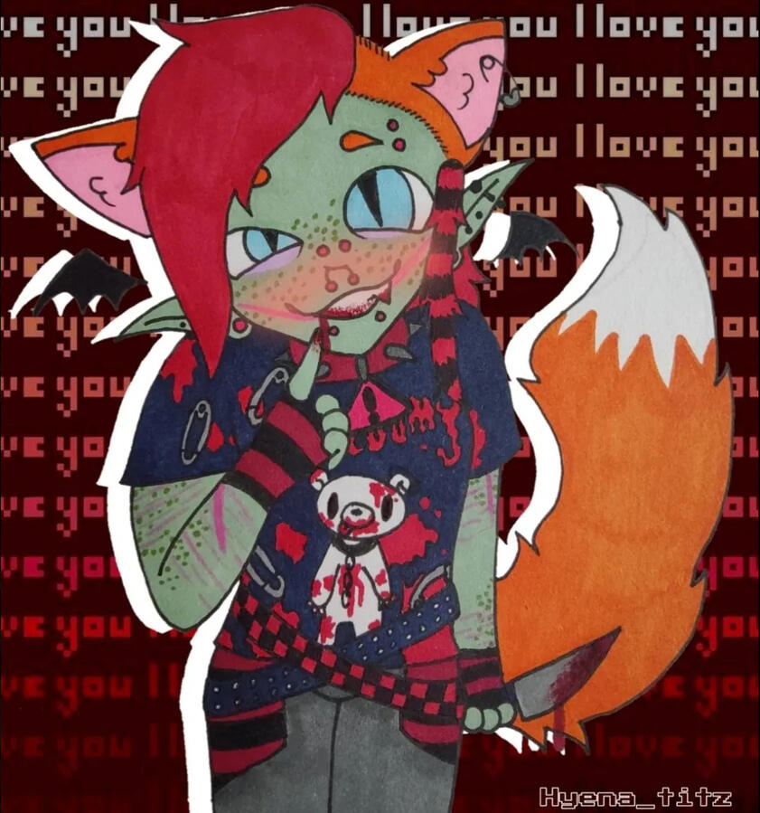 Yandere self portrait